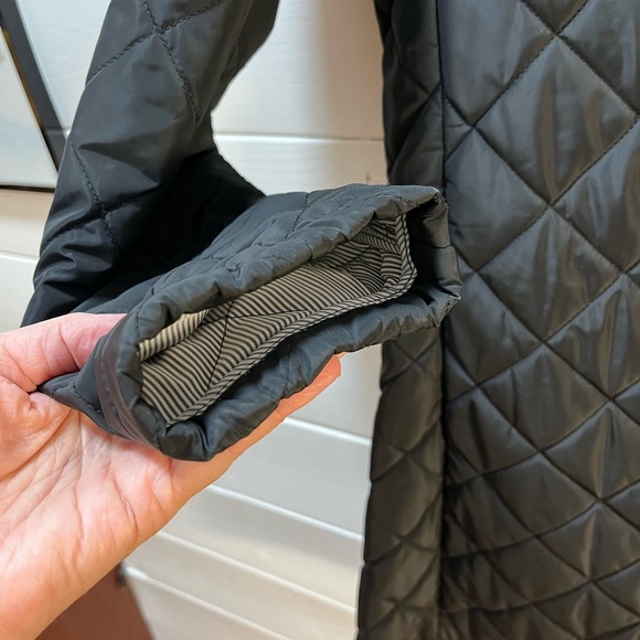 ALESSANDRO MANZONI Quilted Black Jacket – Size 42 - Picture 6 of 11